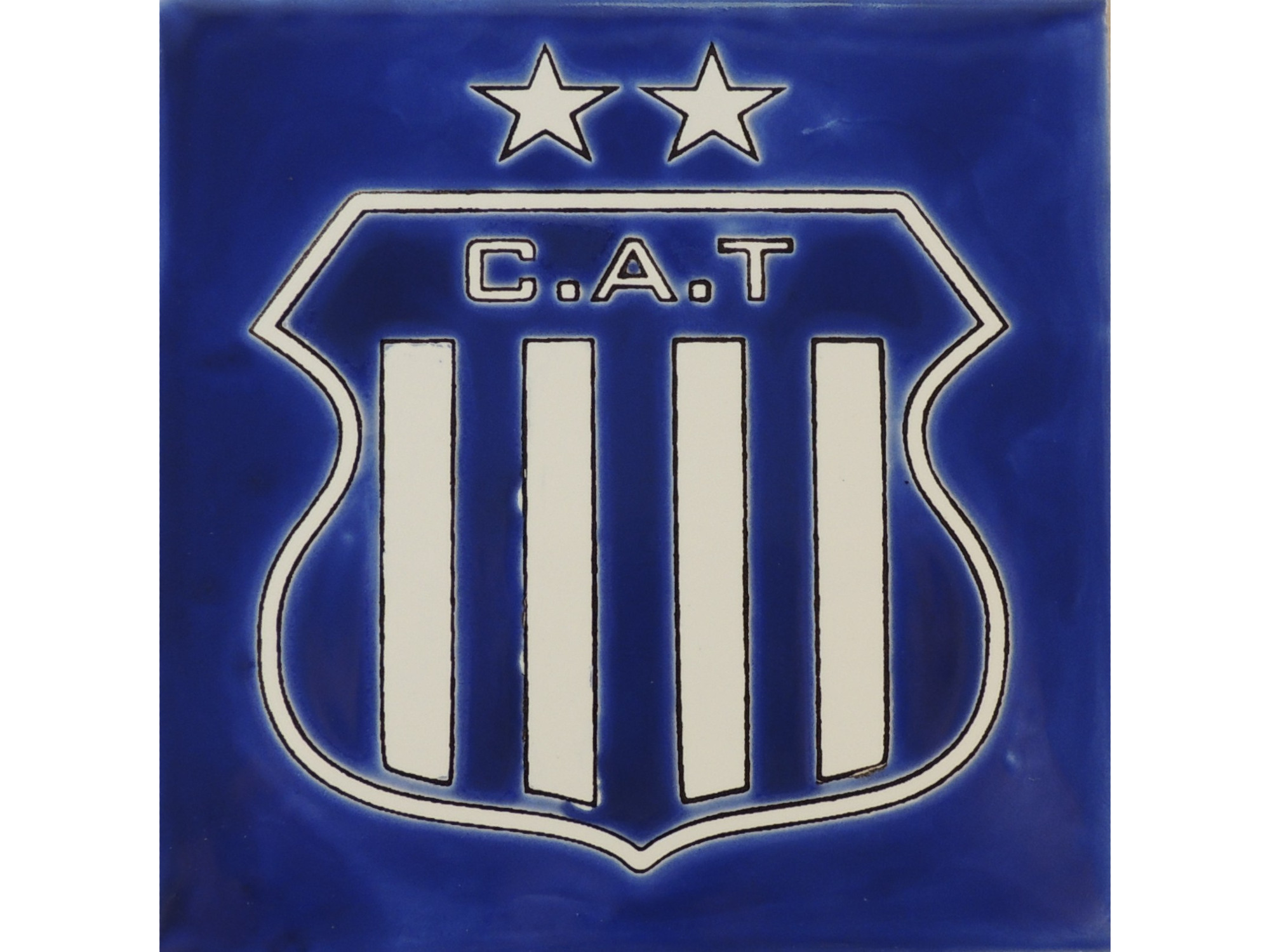 CLUB ATLETICO TALLERES FONDO AZUL - 15X15 CM
