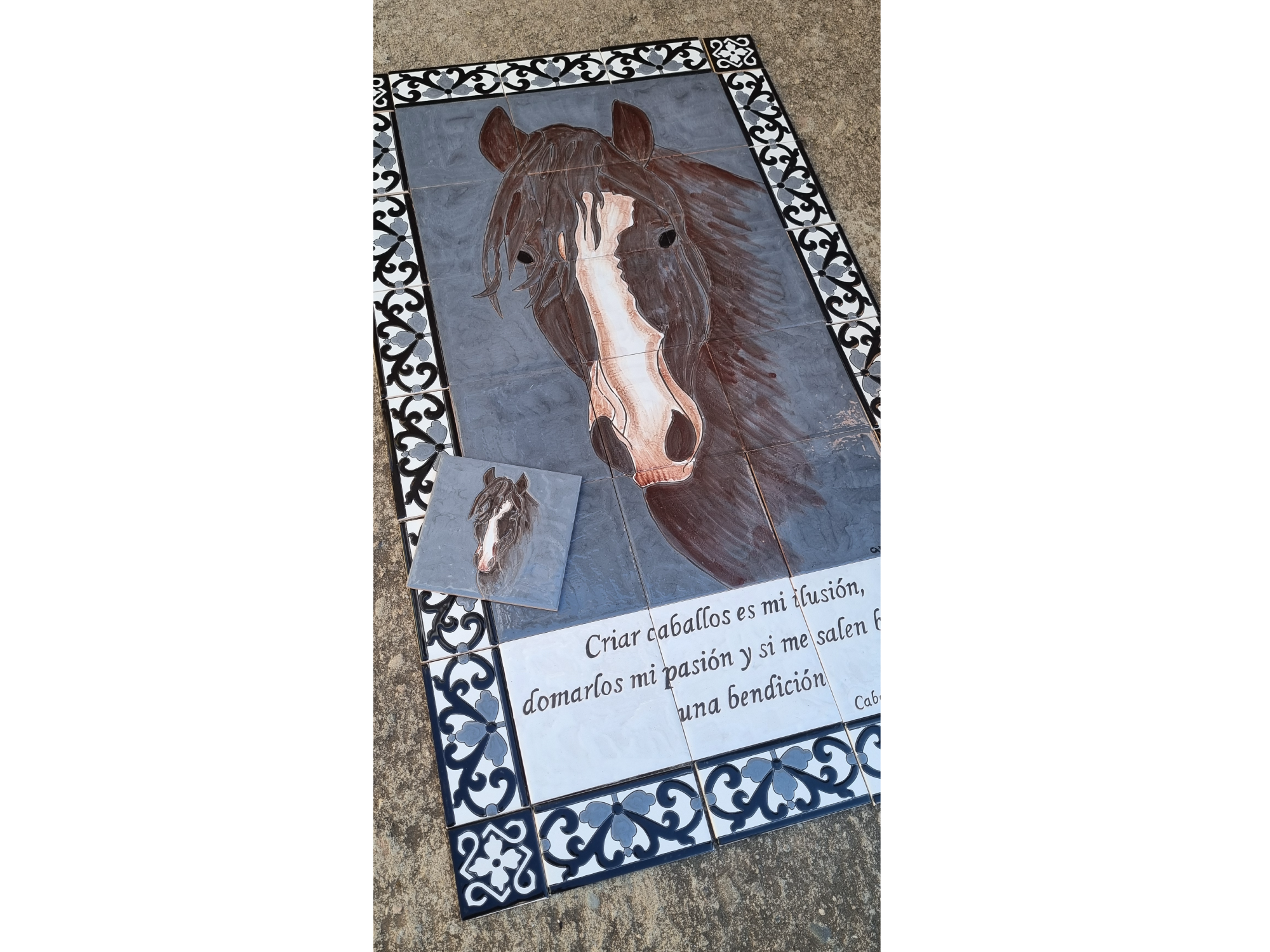 Mural Caballo - 60x105 cm