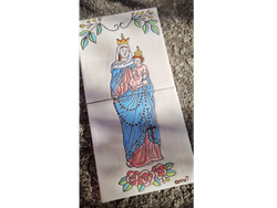 VIRGEN DEL ROSARIO DE SAN NICOLAS 15X30 CM