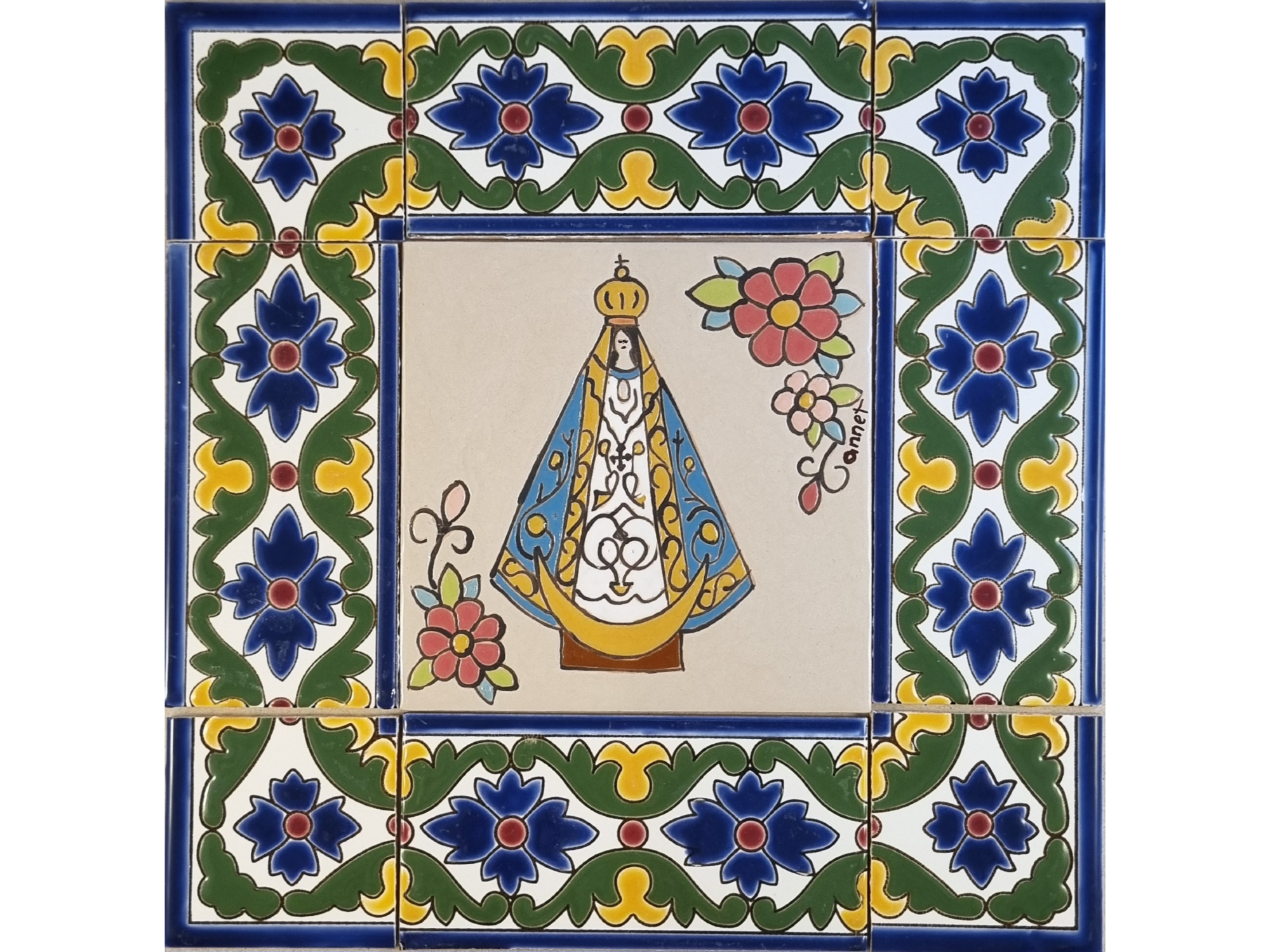VIRGEN DEL VALLE 30X30 CM
