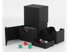 Deckbox de cuero 200+ compartimento dados