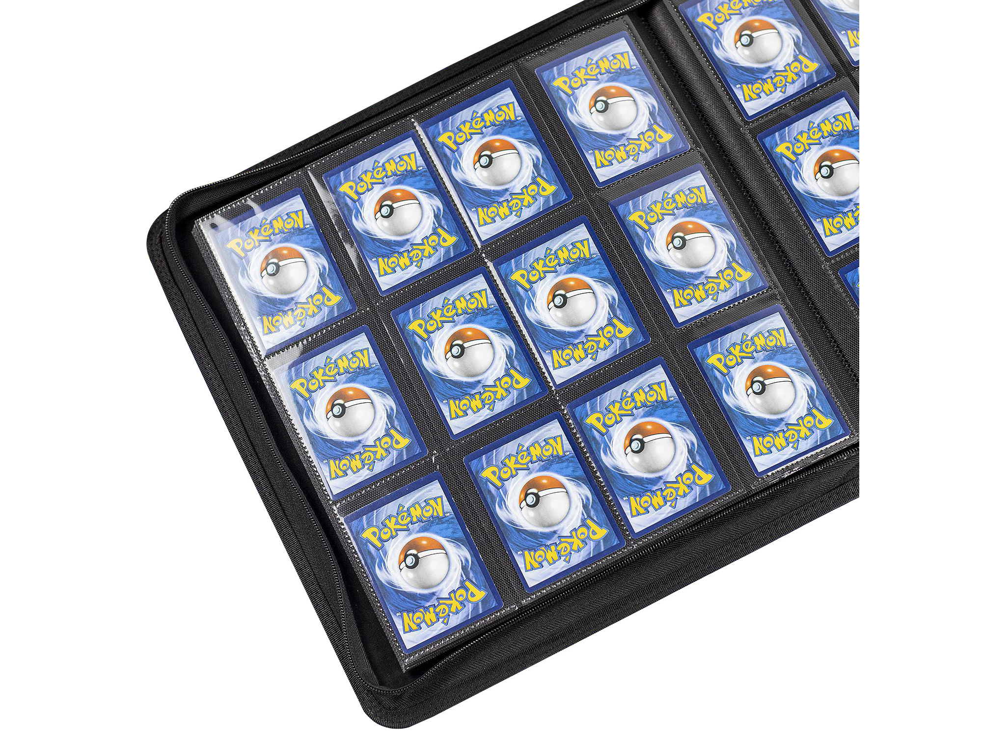 Carpeta de cuero c/cierre 12 pockets