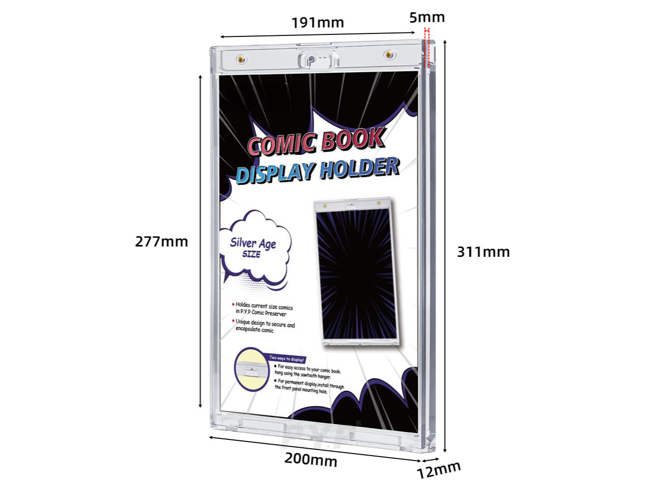 Comic holder magnético Silver Age