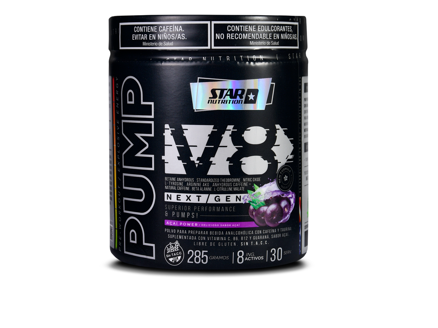 PUMP V8 - 285 Gr de SUPLEMETOS ST