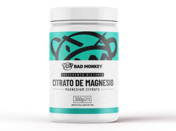 BAD MONKEY – CITRATO DE MAGNESIO 300GR