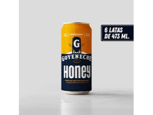 Cerveza Goyeneche HONEY x 6 uni - LATA 473 cc.