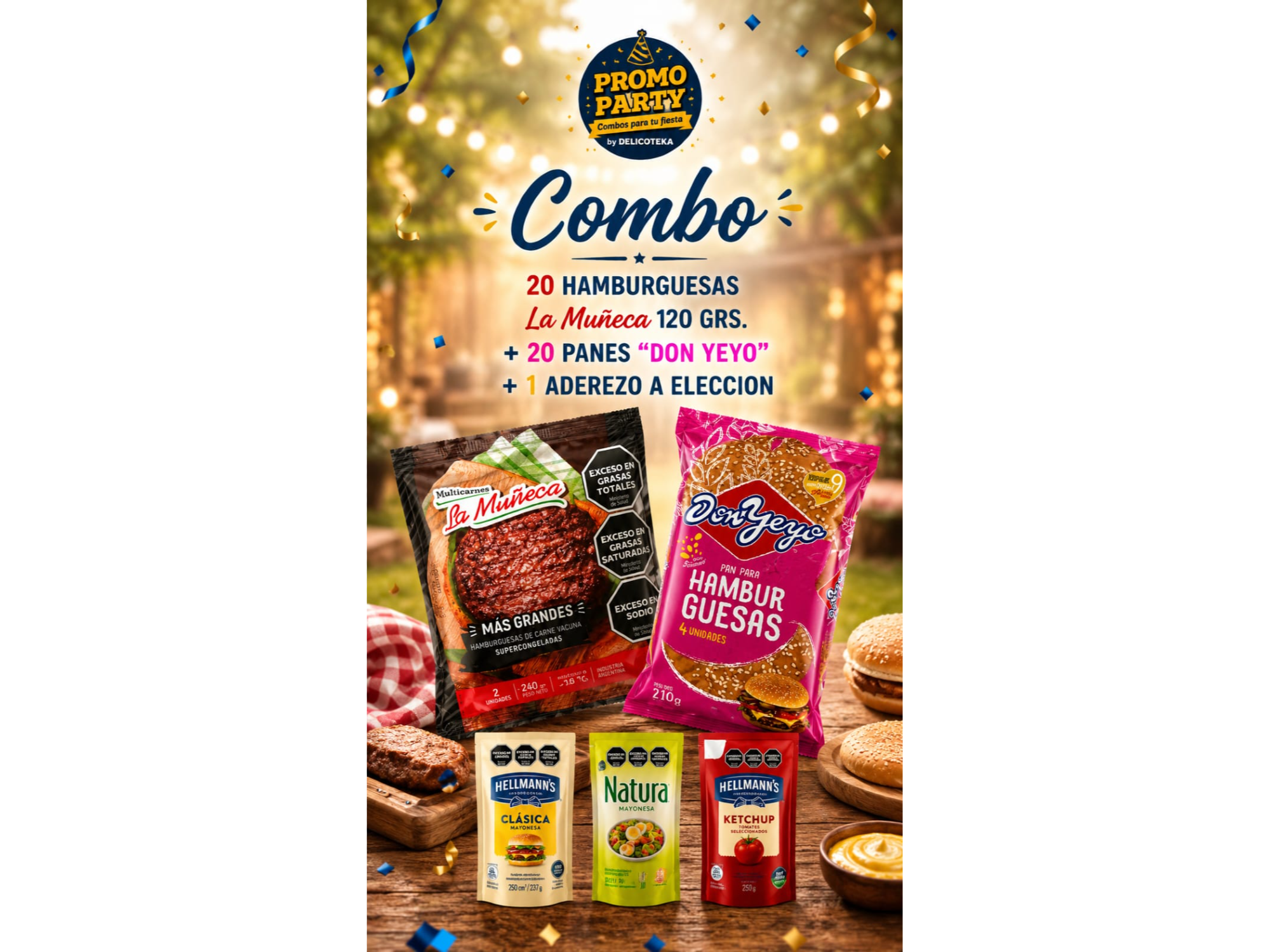 Combo "La Muñeca" 120 grs x 20 uni