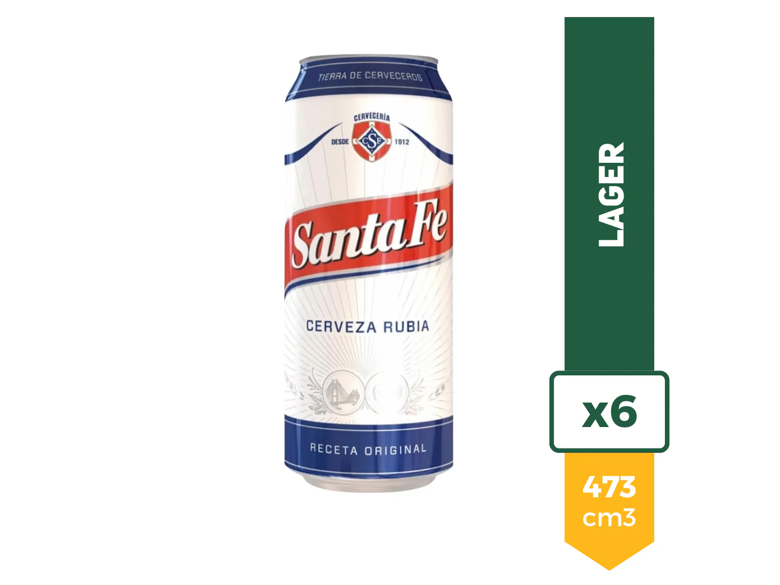 SANTA FE LATA  X 473CC x 6 uni