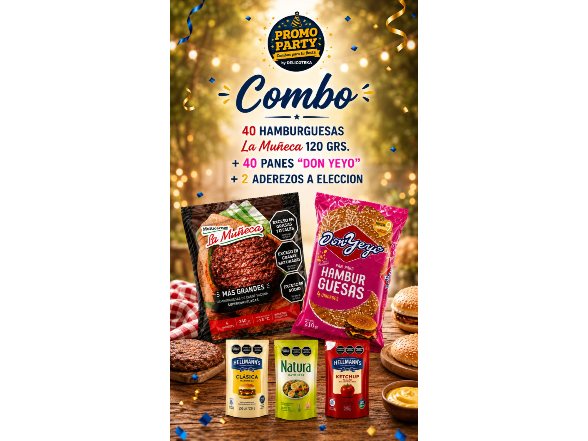 Combo "La Muñeca" 120 grs x 40 uni