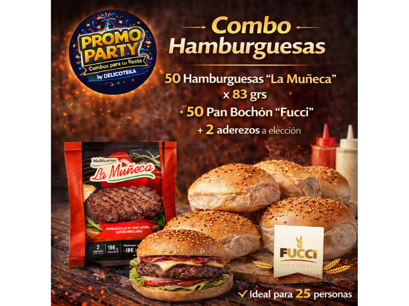 Combo "La Muñeca" 83 grs x 50 uni