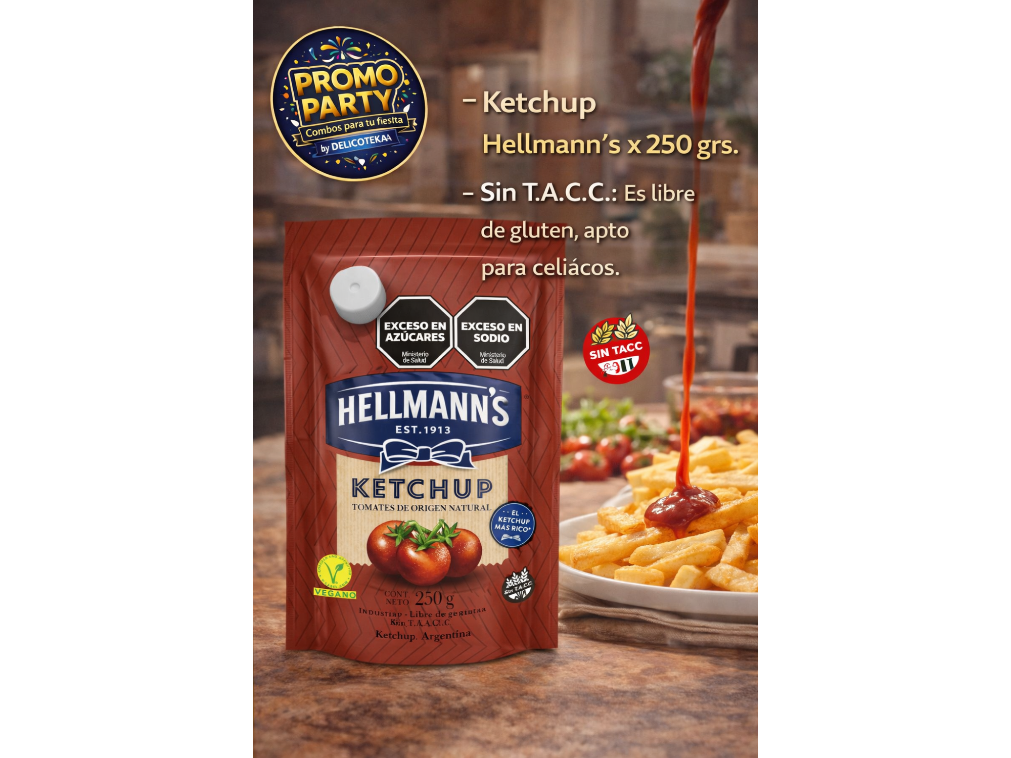 Ketchup Hellmann´s x 250 grs