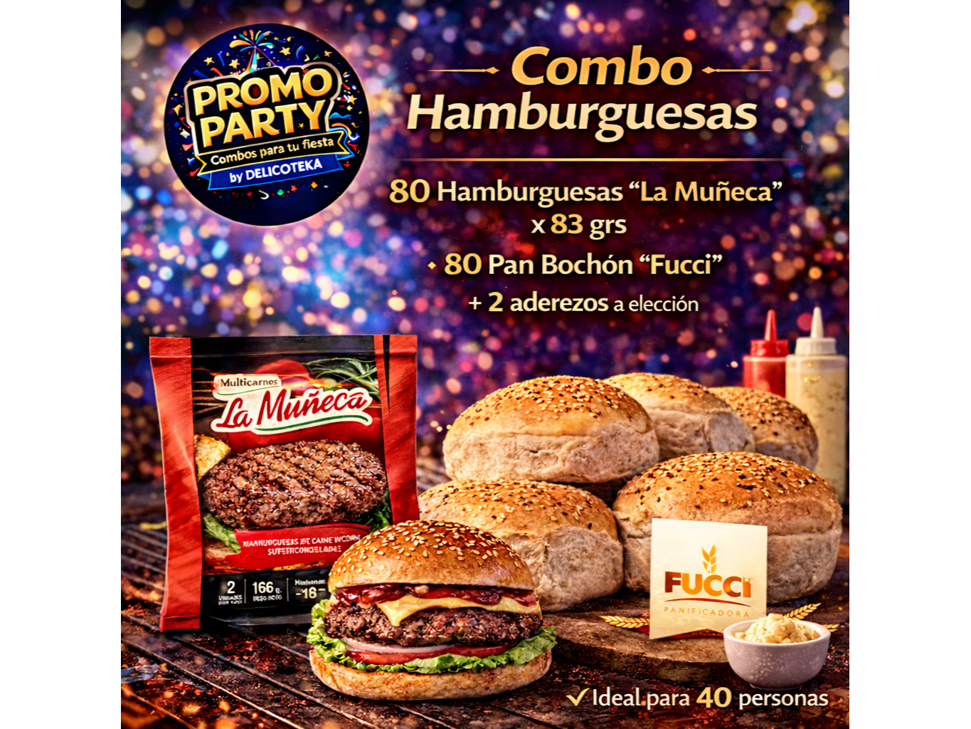 Combo "La Muñeca" 83 grs x 80 uni