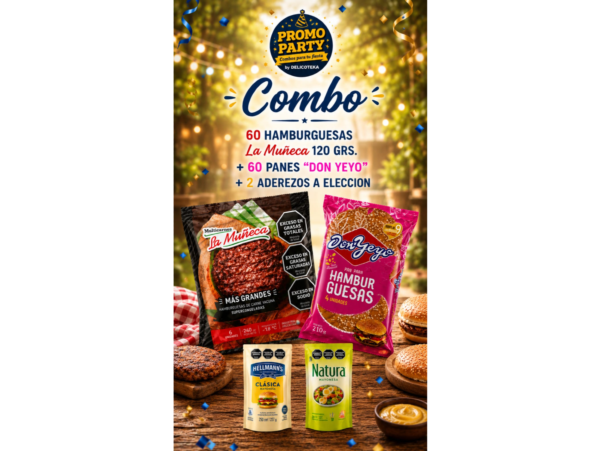 Combo "La Muñeca" 120 grs x 60 uni