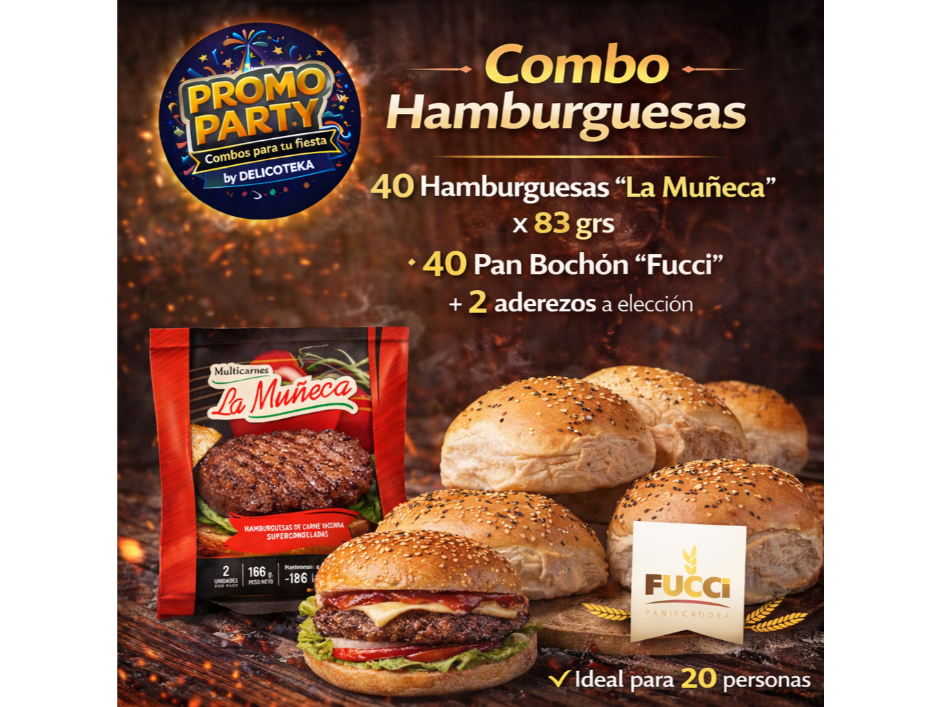 Combo "La Muñeca" 83 grs x 40 uni
