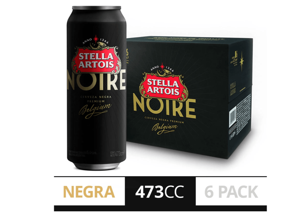 STELLA ARTOIS NOIR X 473 ML x 6 uni