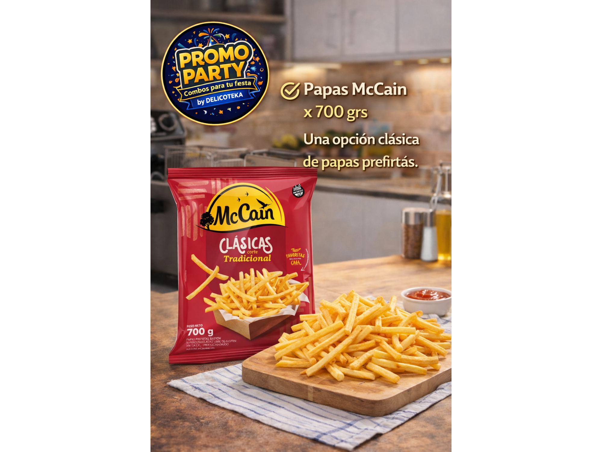 Papa MC CAIN Tradicional x 700 grs