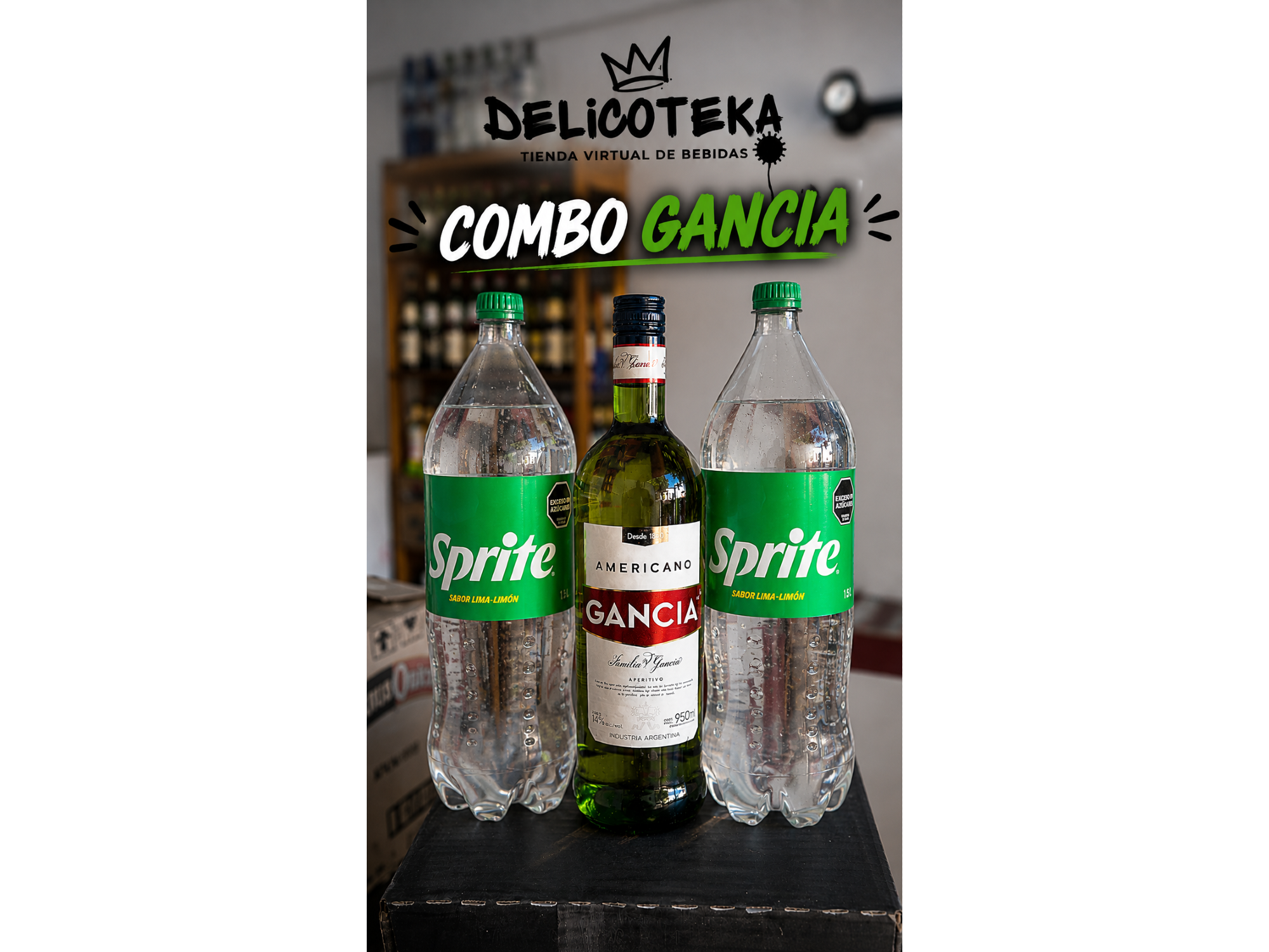 Combo Gancia 950 ml + 2 Sprite 1,5 lt