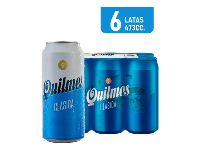 QUILMES x 473 cc x 6 uni