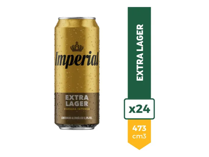 IMPERIAL LAGER  LATA  X 473CC x 24 uni
