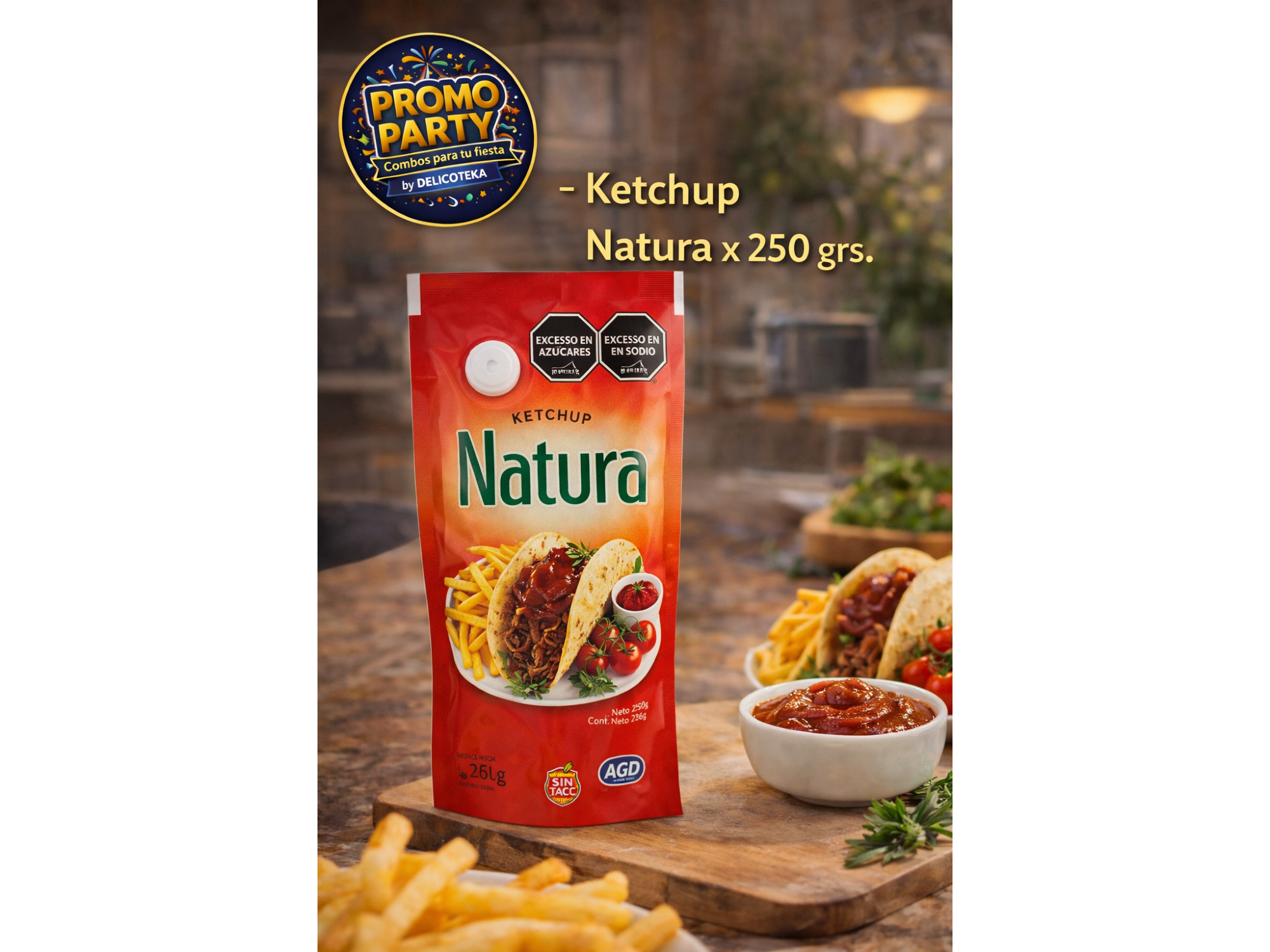 Ketchup Natura x 250 grs