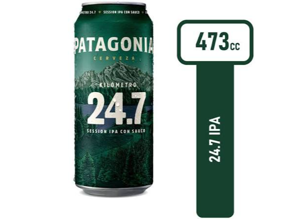 Cerveza PATAGONIA 473 ml x 6 uni  - 24.7 IPA