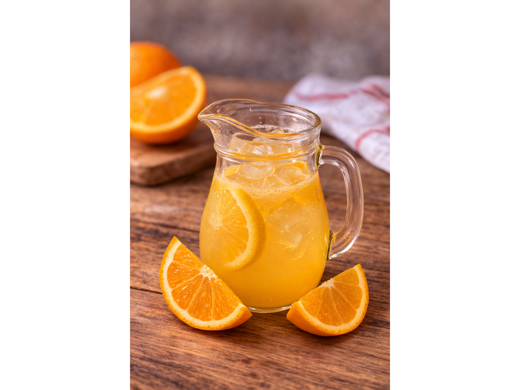 JARRA DE JUGO DE NARANJAS EXPRIMIDAS