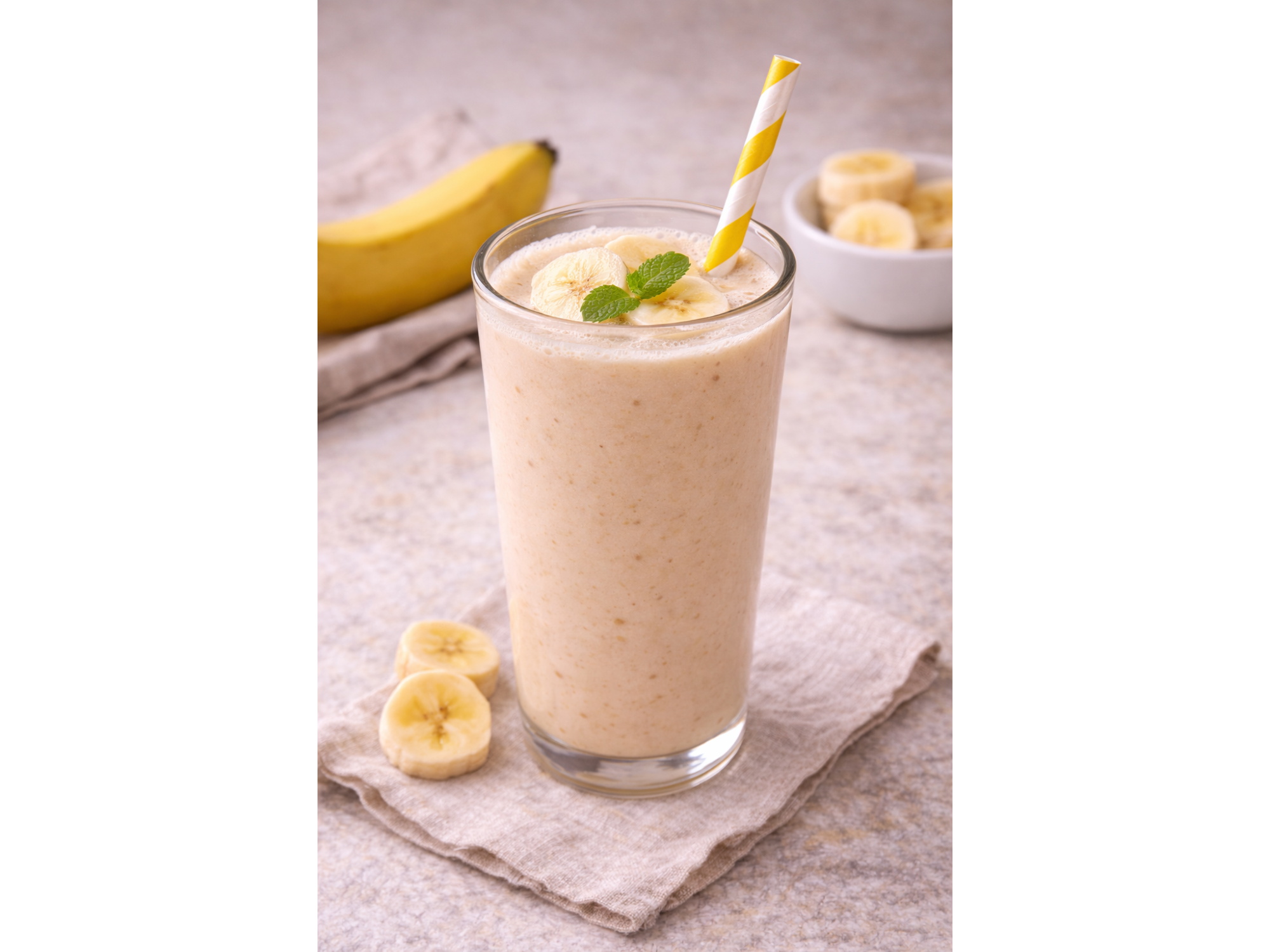 LICUADO DE BANANA O DURAZNO