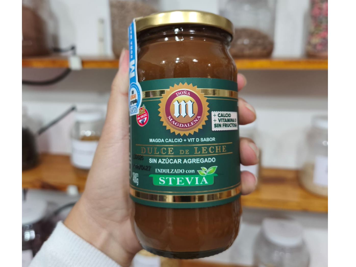 Dulce de leche con stevia