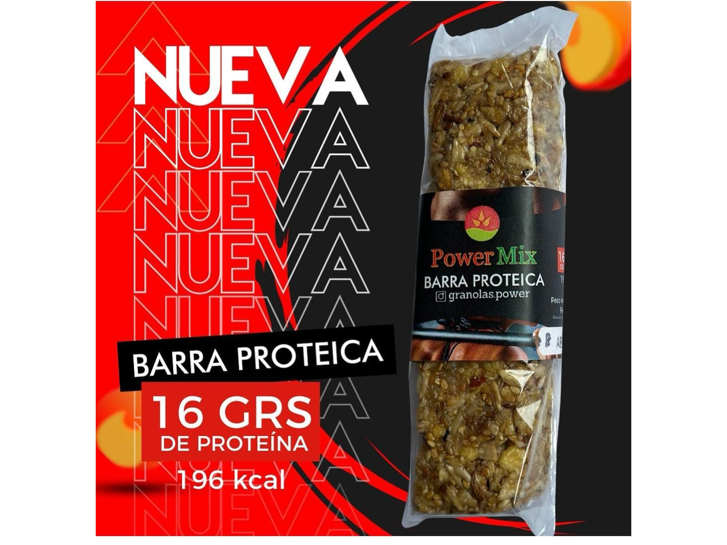 Barra proteica power x 10u.