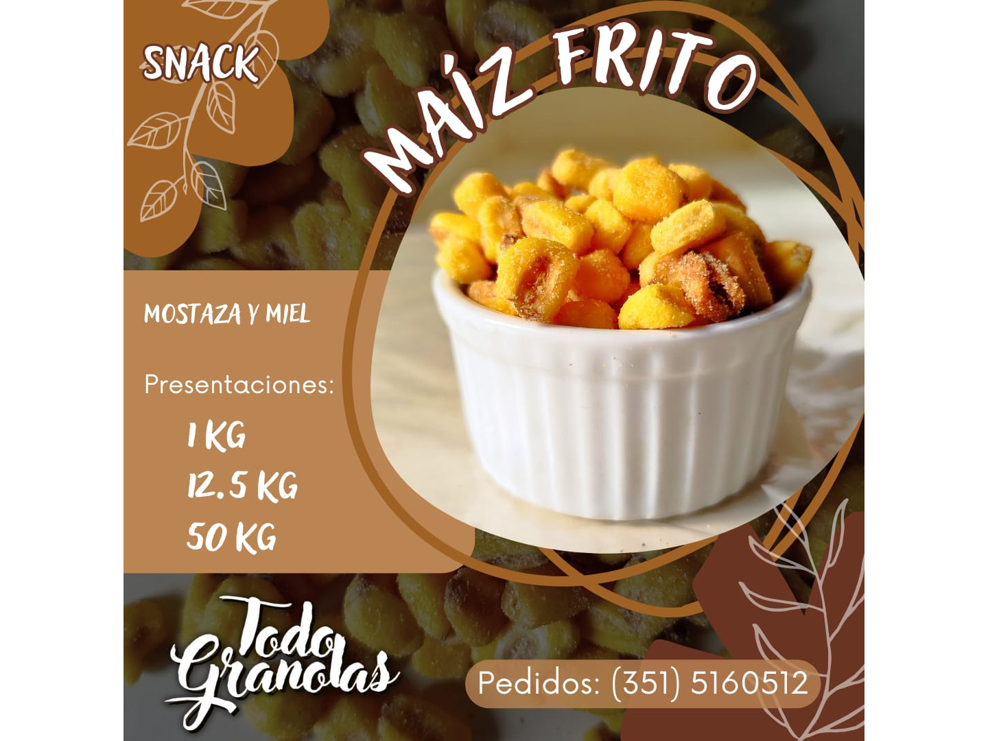 Maiz Frito BARBACOA importado | X1kg