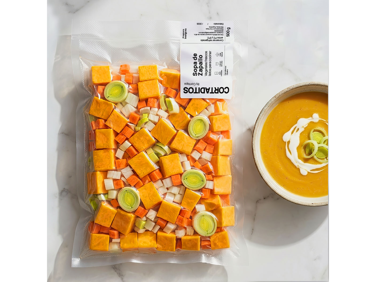 Sopa de zapallo (500 g)