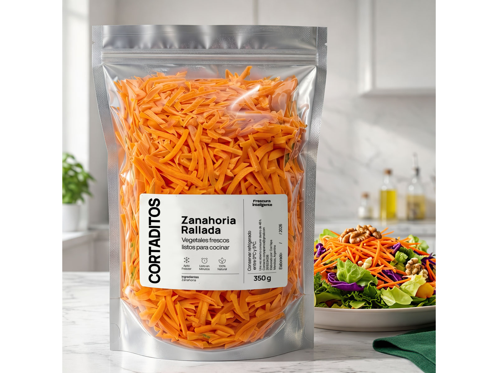 Zanahoria rallada (300 g)