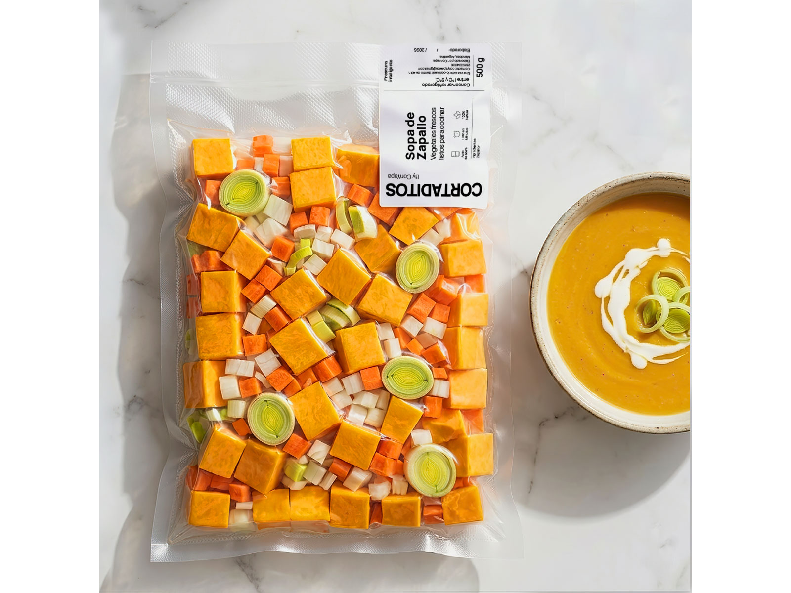 Sopa de zapallo  (500 g)