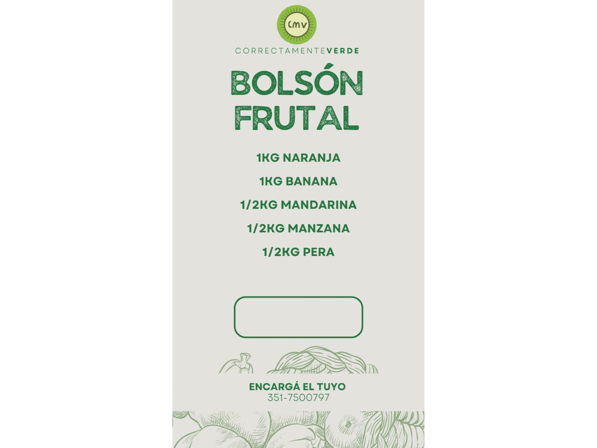 Bolsón FRUTAL
