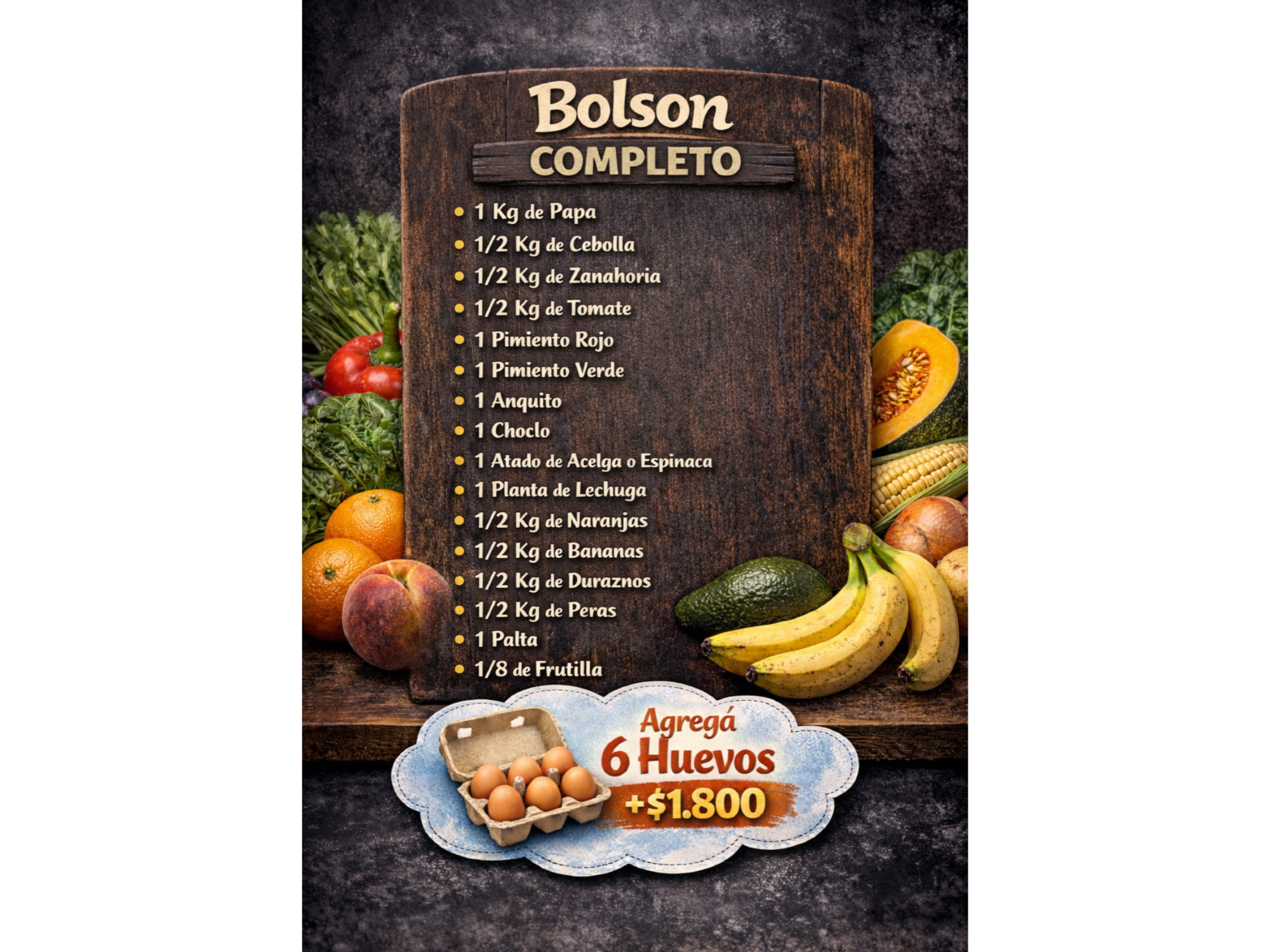 Bolsón COMPLETO