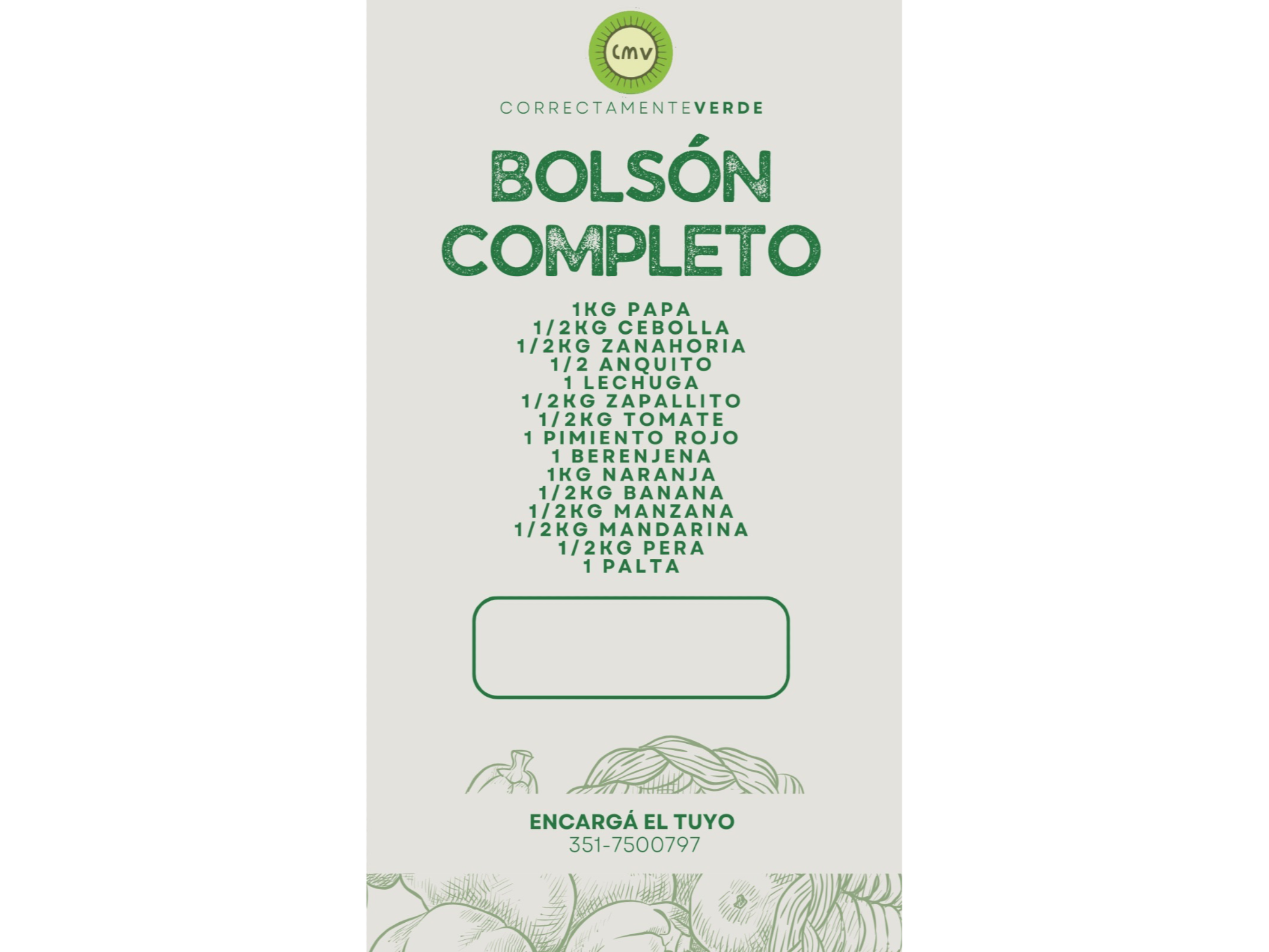 Bolsón Completo