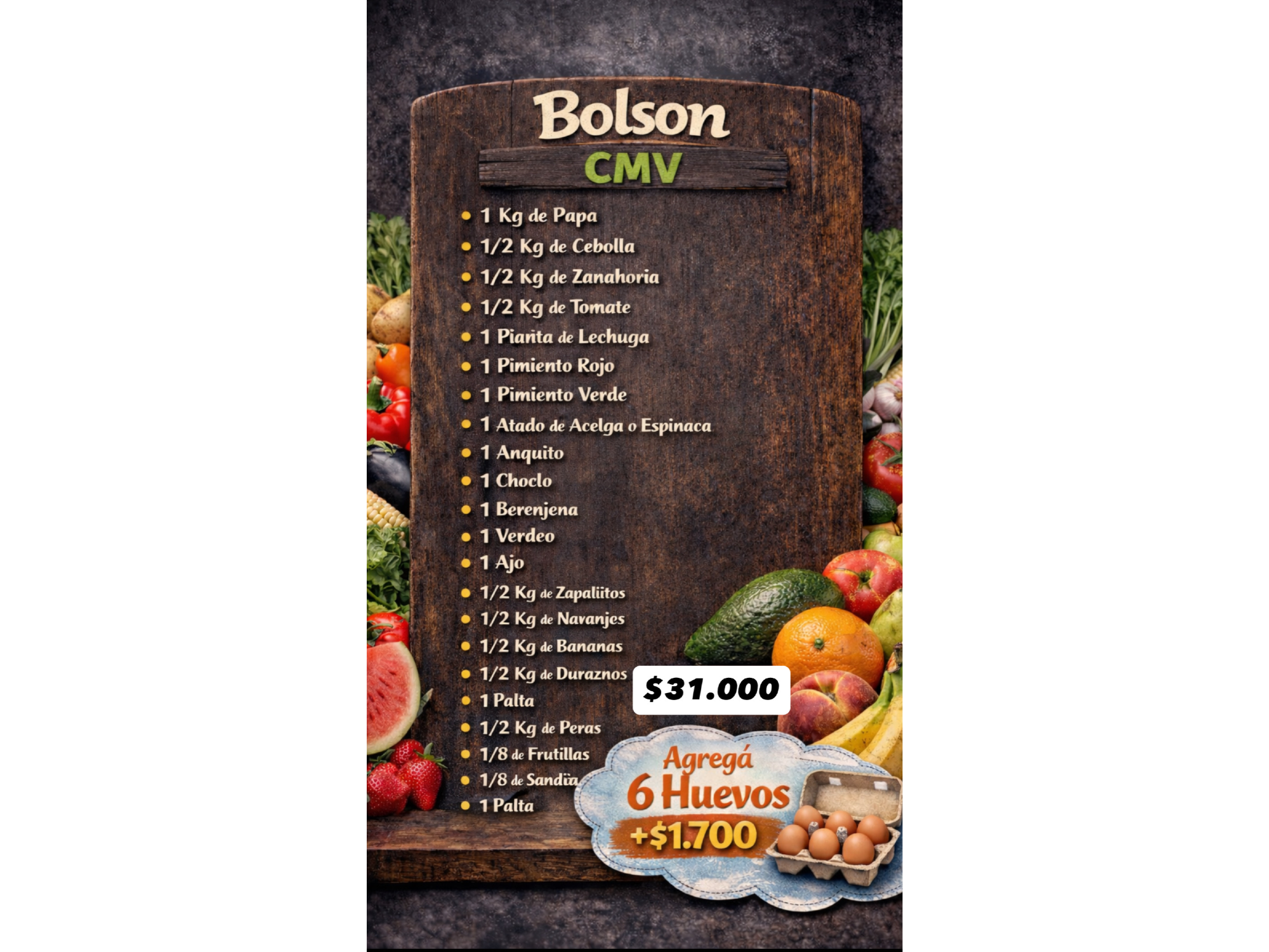 Bolsón CMV 2026