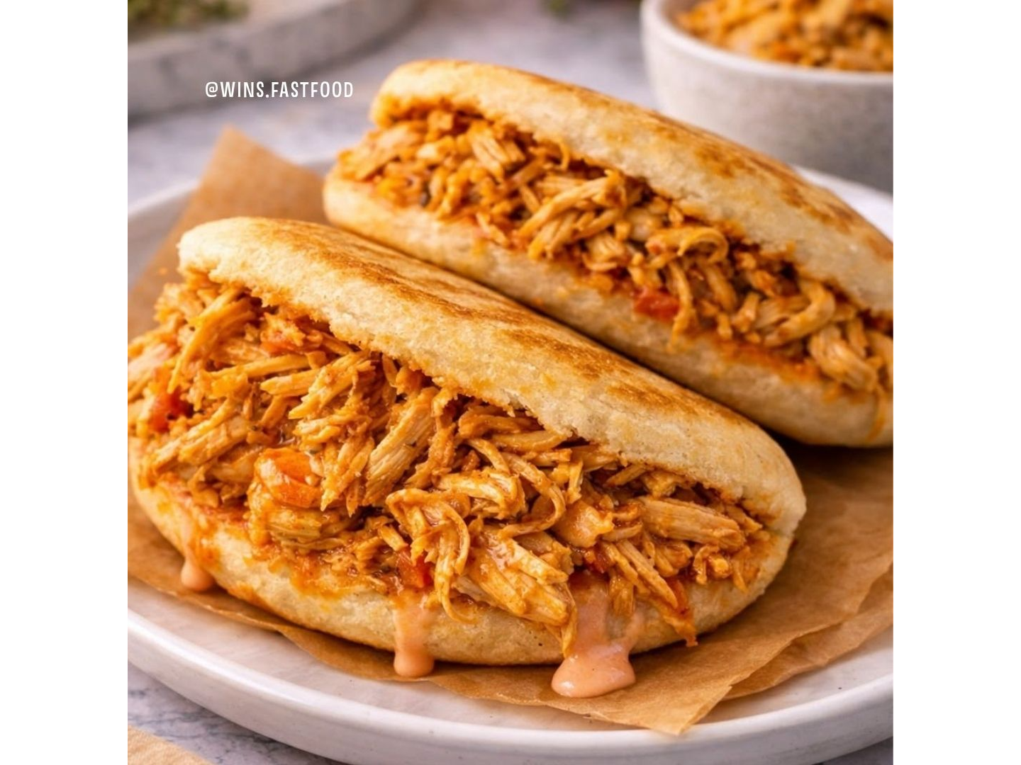 Arepa de Pollo Mechado