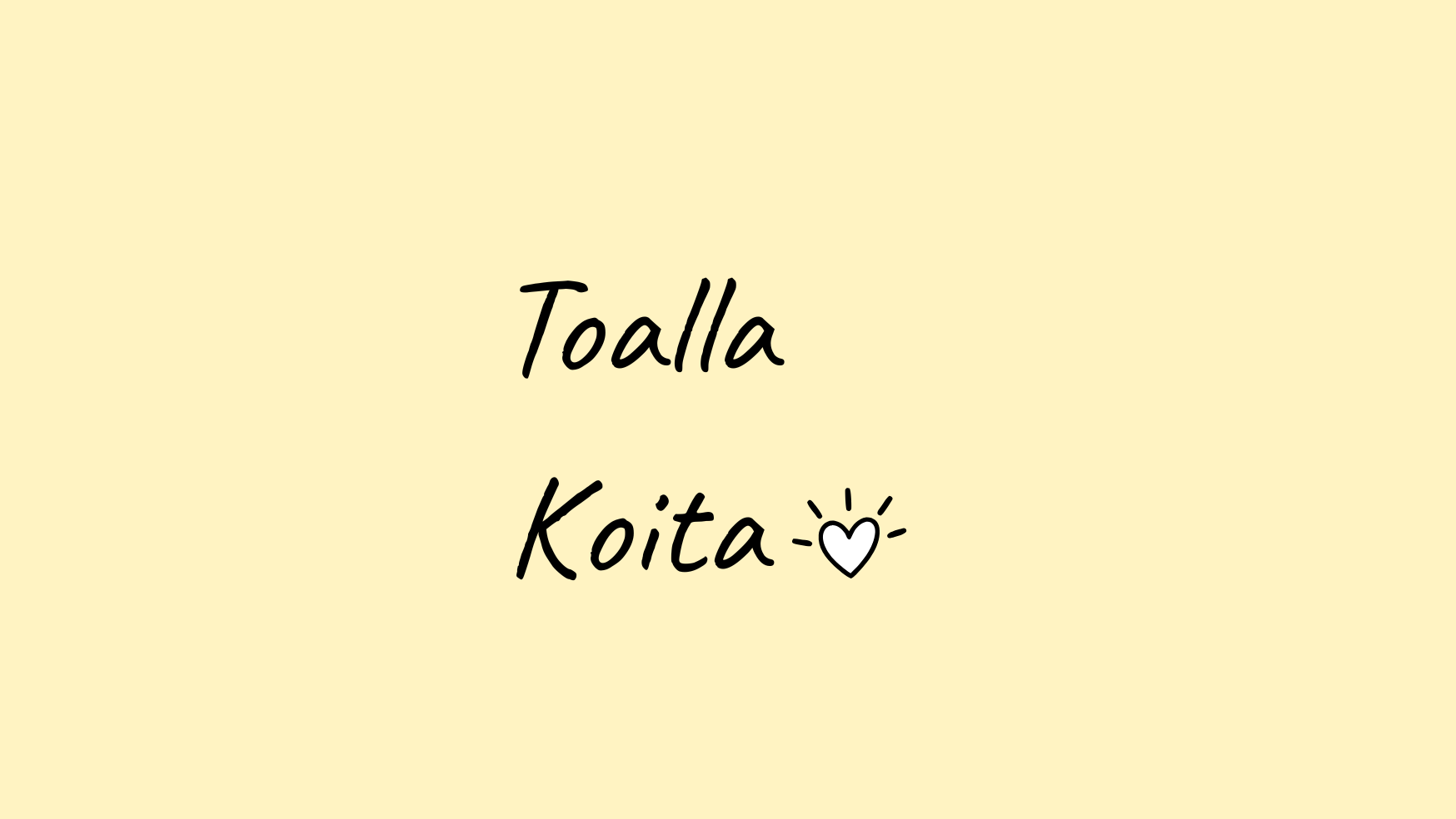 Toallas Koita