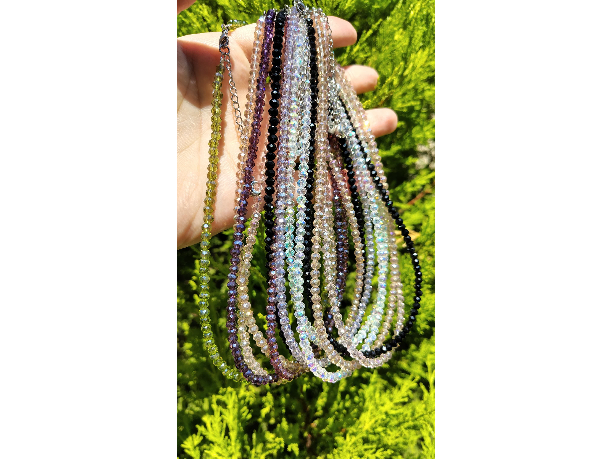 Collar Traslucido boreal