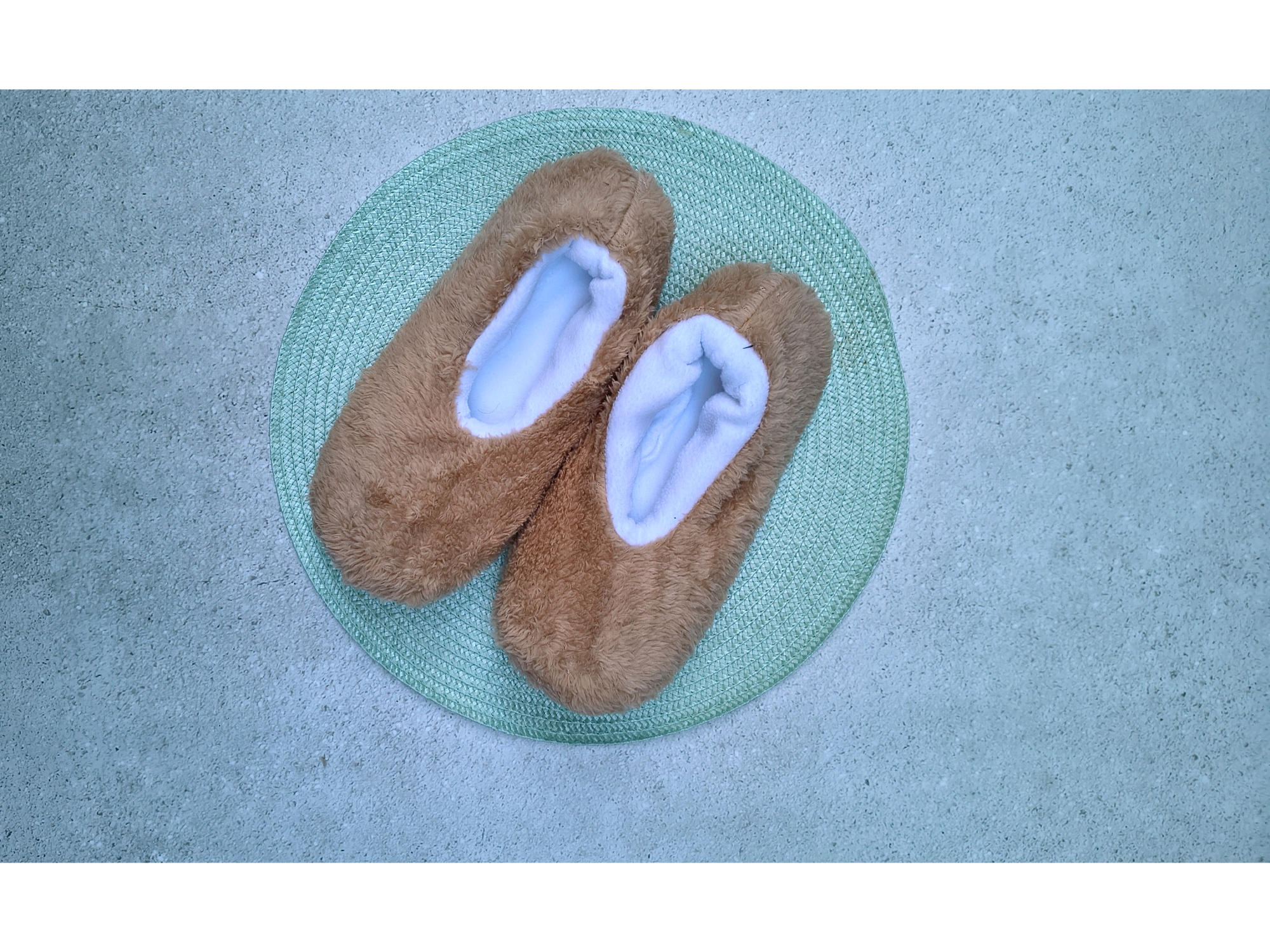 Pantuflas Beige-  37 al 39 ( 25 cm)