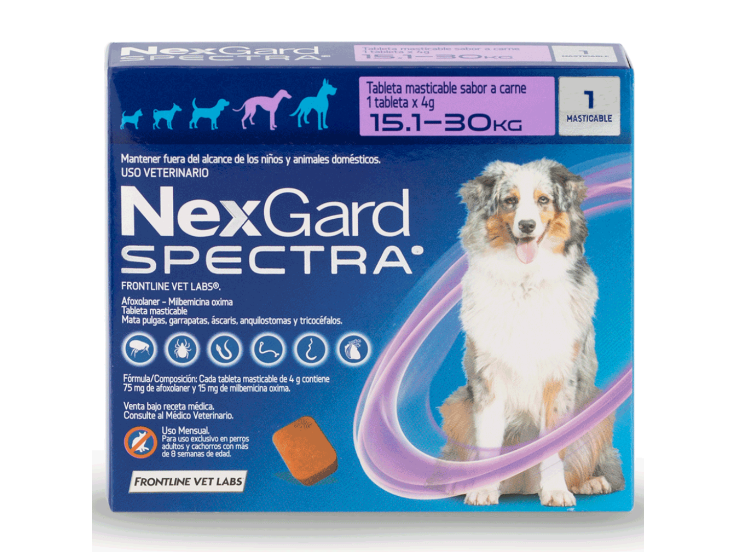Nexgard Spectra de 15 a 30 kg