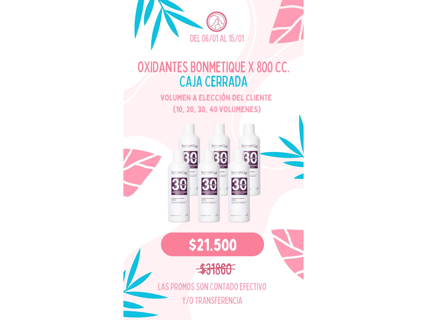 Caja Cerrada Oxidantes x 800cc. Bonmetique