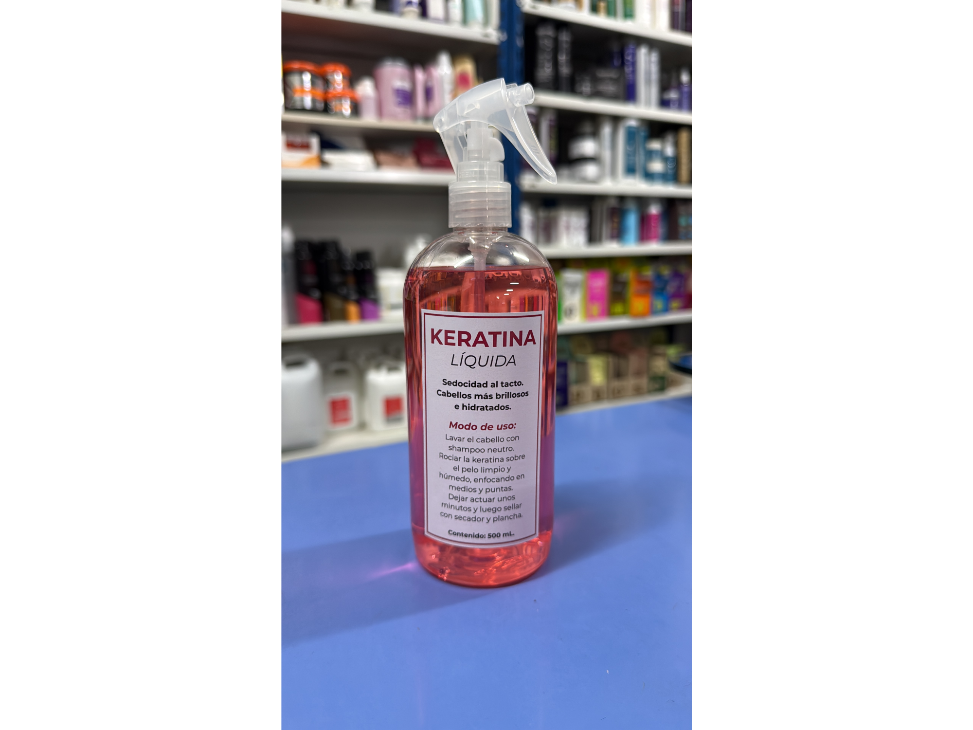 KERATINA LÍQUIDA X 500 mL.