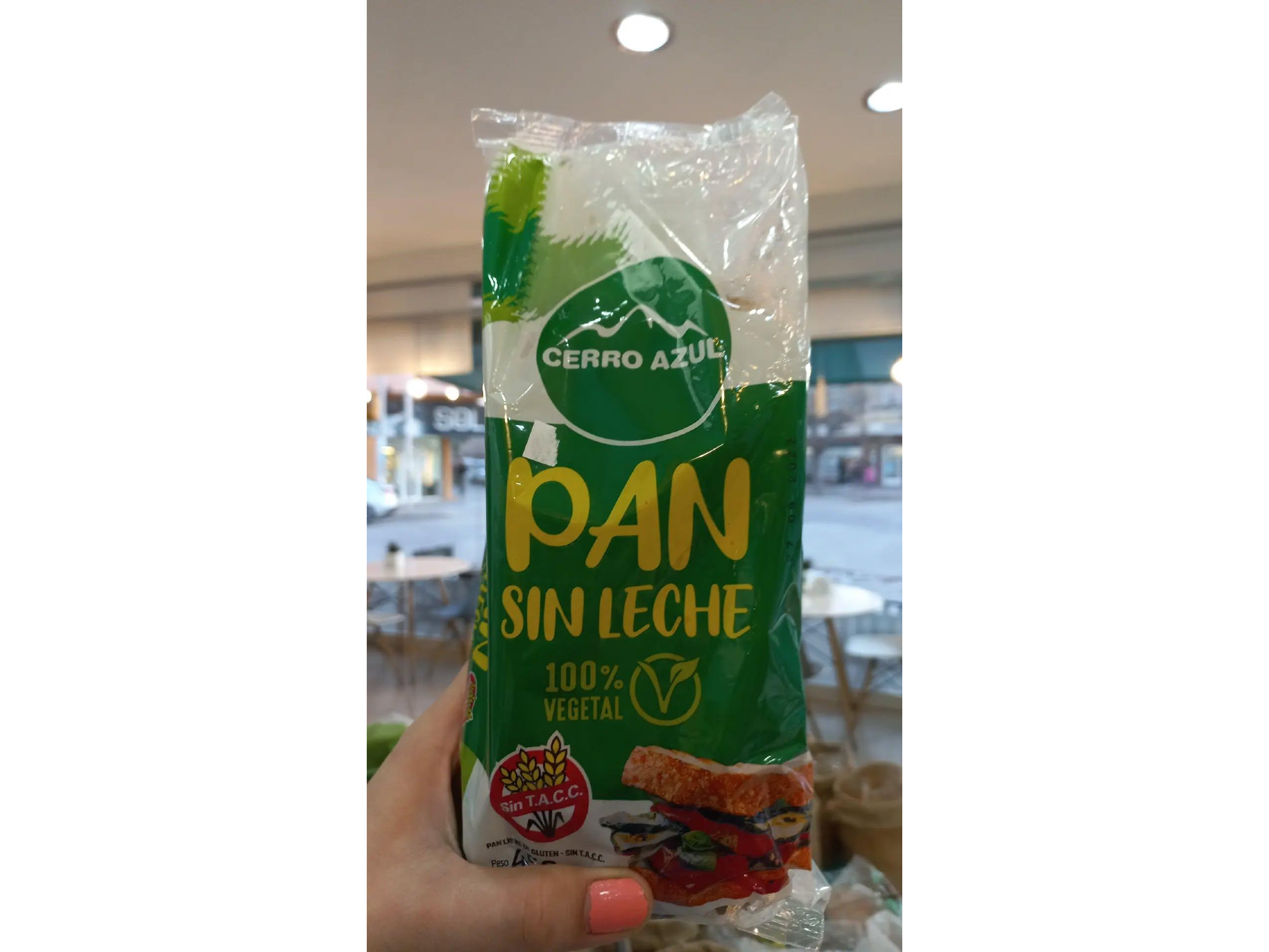 Pan cerro azul 100% vegetal 💚