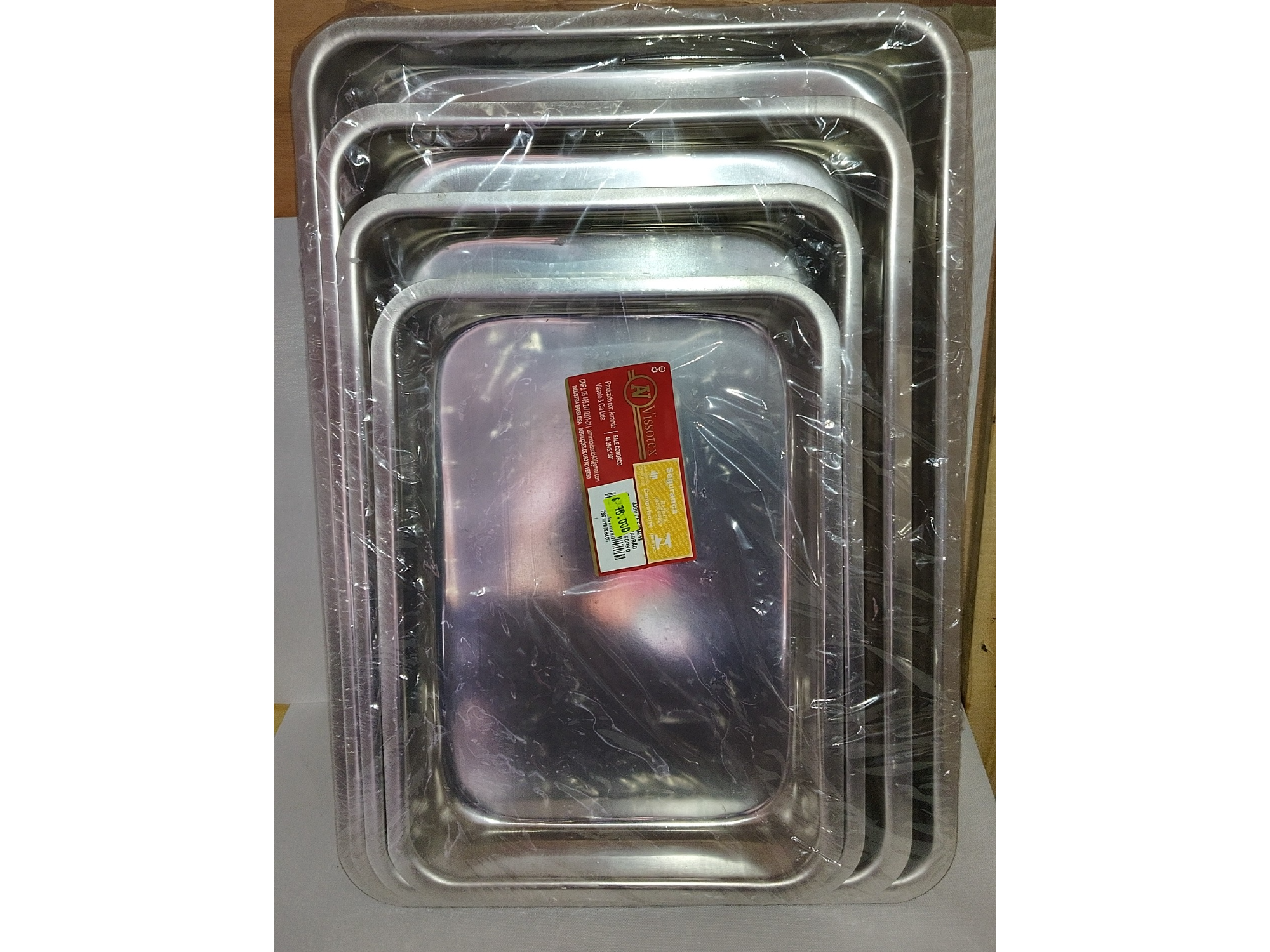 Juego de Bandeja Asadera Horno 4 Pcs