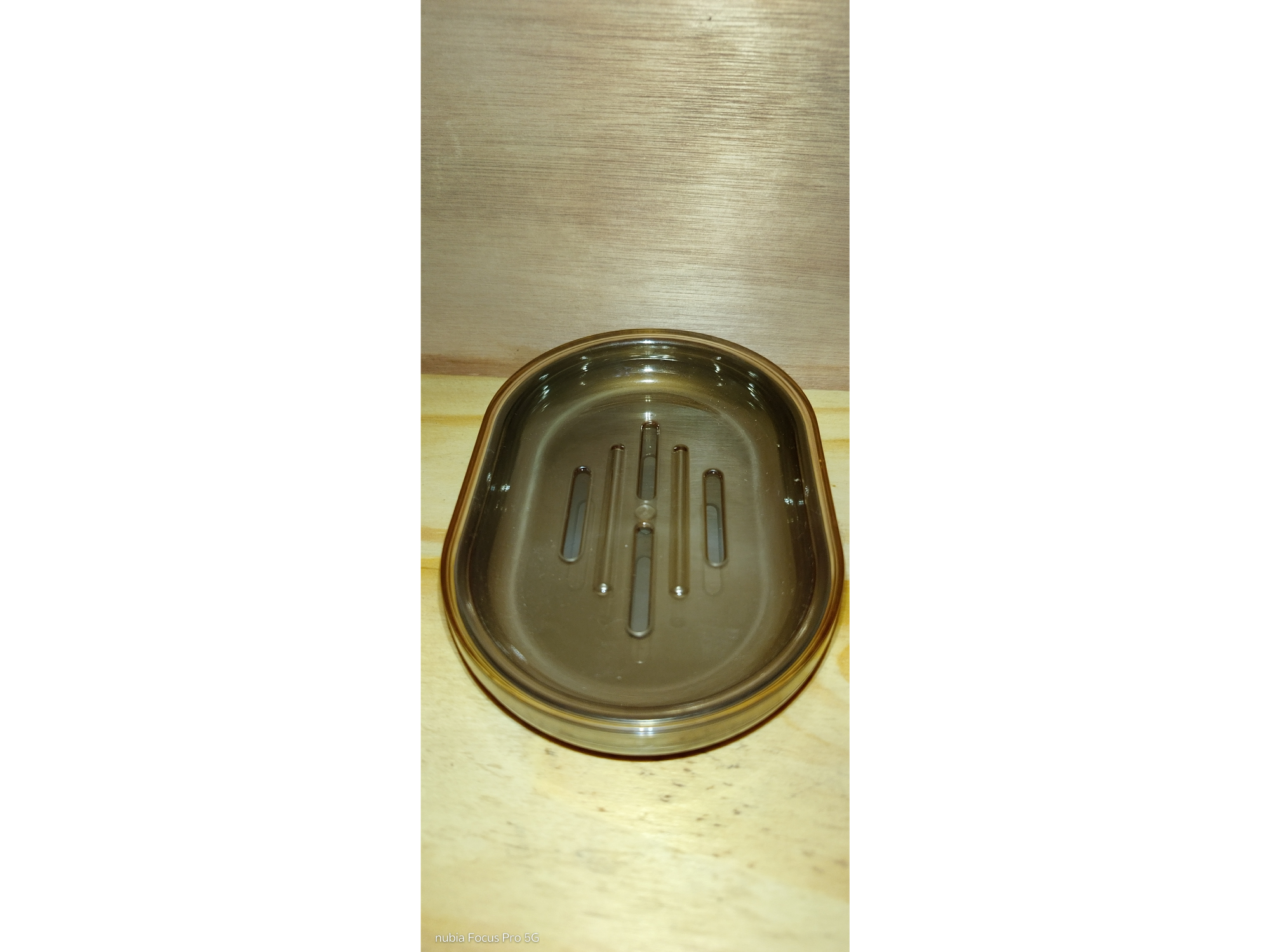 Jabonera Ovalada de plástico