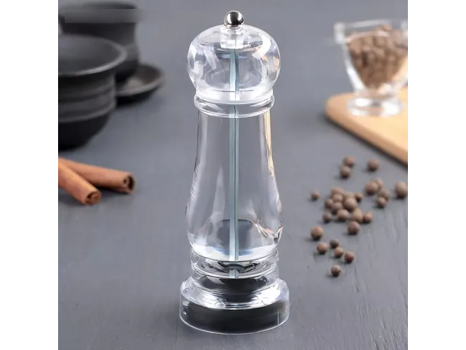 Molinillo de sal, pimienta y condimentos Acrilico