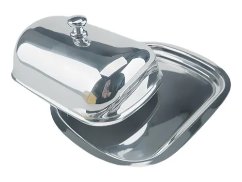 Mantequera de Acero Inox para guardar manquetilla u otro dulces