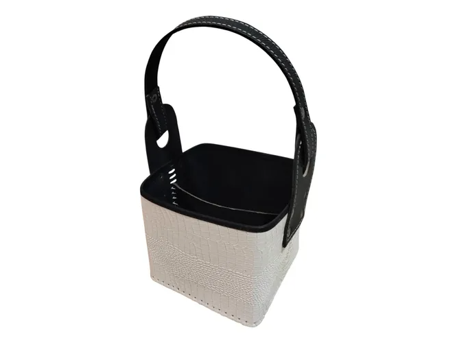 Canasta Matera Premium Croco Cuero